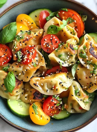 Potsticker Salad (Dumpling Salad)