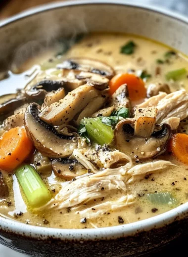 Rotisserie Chicken Mushroom Soup