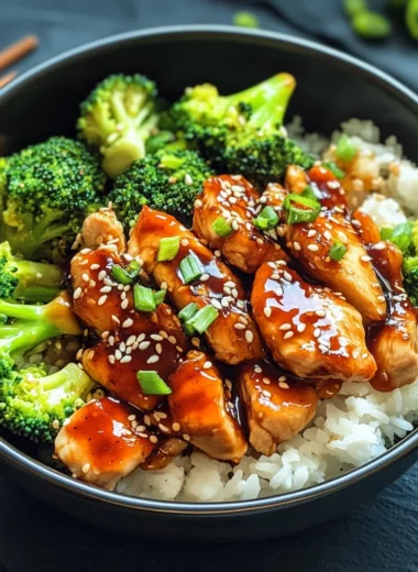 Sticky Chicken Rice Bowls Recipe: A Flavor-Packed, Quick Meal for Any Occasion