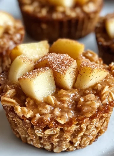 Tasty Baked Apple Cinnamon Oatmeal Cups