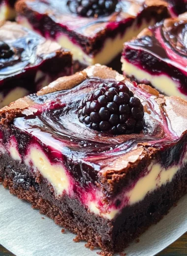 Blackberry Cheesecake Brownies Recipe