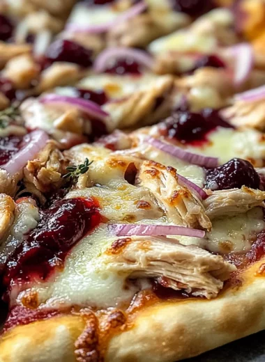 Cranberry Chicken & Brie Pizza Recipe