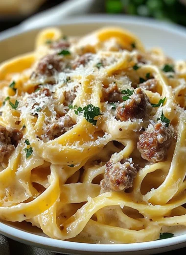 Creamy Italian Sausage Fettuccine: A Deliciously Rich Pasta Recipe