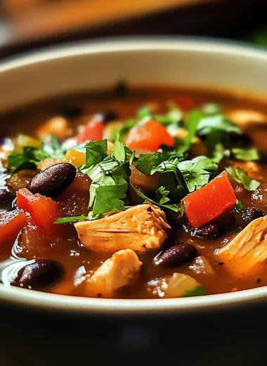 Delicious Chicken Black Bean Soup Recipe