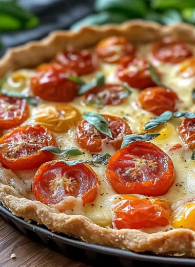 Flavorful Cherry Tomato Pie