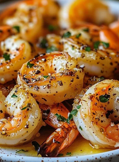 Garlic Parmesan Roasted Shrimp