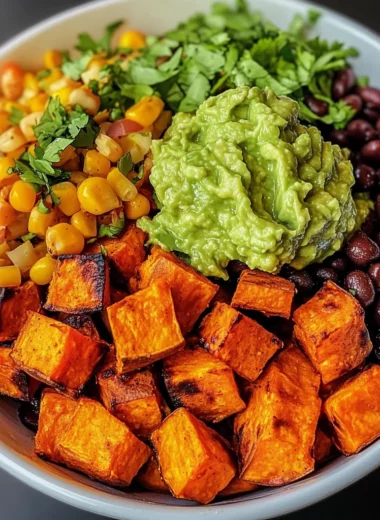 Healthy Sweet Potato Burrito Bowl