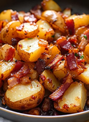 Honey Bacon Roasted Potatoes