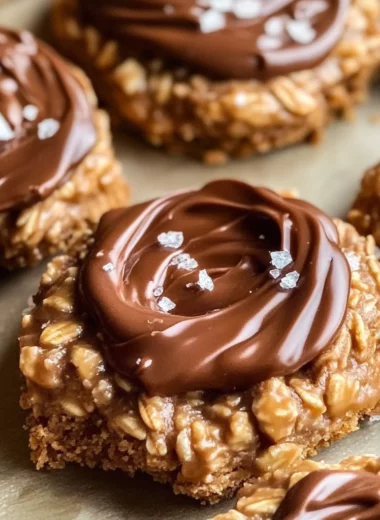 Peanut Butter Chocolate Caramel Cookies