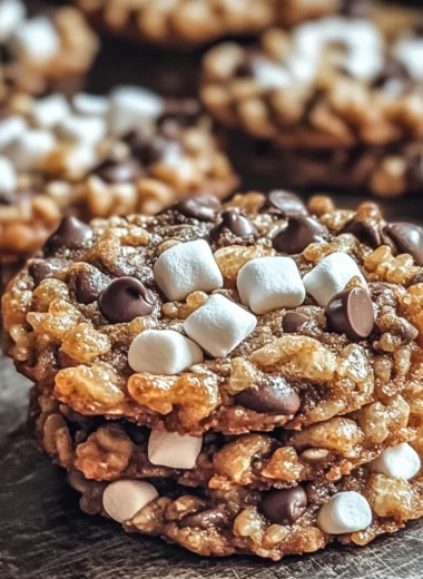 Rice Krispie Cookies with Chocolate Chips Recipe