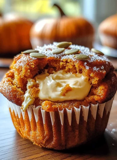 Starbucks Inspired Pumpkin Cream Cheese Muffins