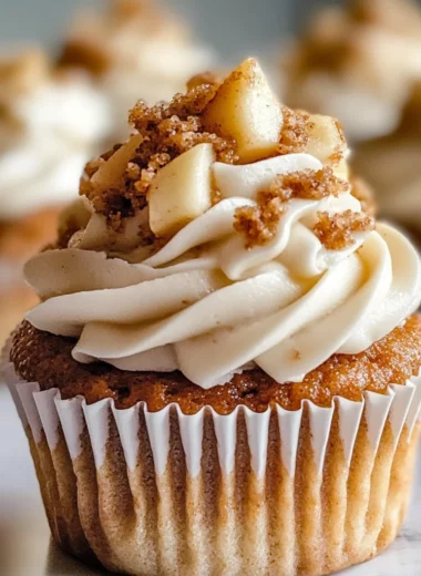 Apple Crisp Cupcakes