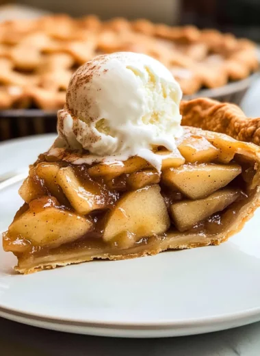 Apple Pie à la Mode (Apple Pie with Ice Cream Recipe)