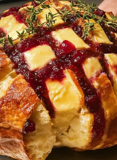 Cranberry Brie Pull-Apart Bread