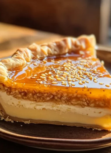 Golden Greek Honey Pie (Melopita)