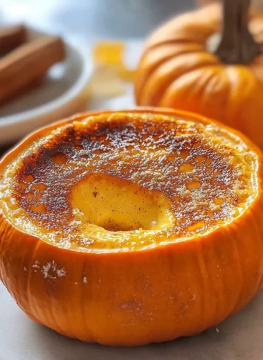 Pumpkin Spice Crème Brûlée