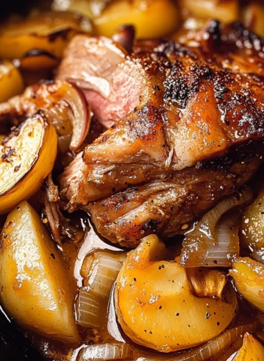Apple Cider Braised Pork Shoulder