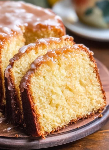 Apple Cider Pound Cake