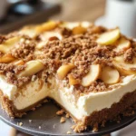 Apple Crumble Cheesecake