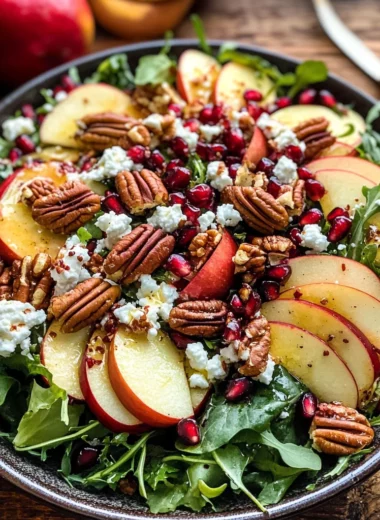 Autumn Harvest Honeycrisp Apple and Feta Salad