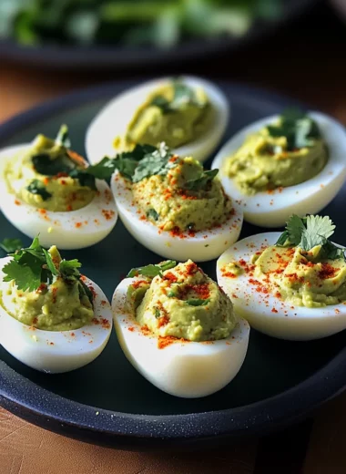 Avocado Deviled Eggs