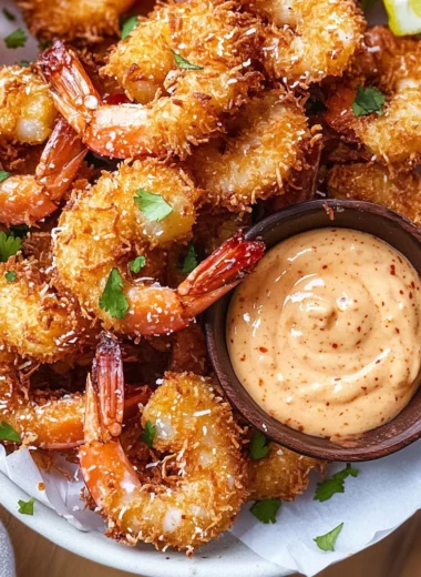 Baked Coconut Shrimp with Sweet Chili Mayo