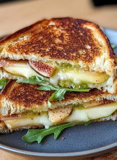 Brie, Fig, and Apple Grilled Cheese