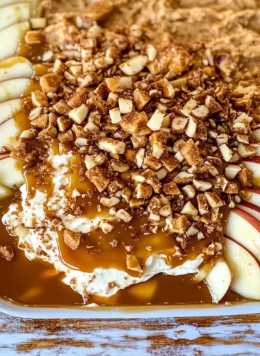 Caramel Apple Dip with Cream Cheese
