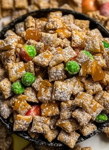 Caramel Apple Puppy Chow