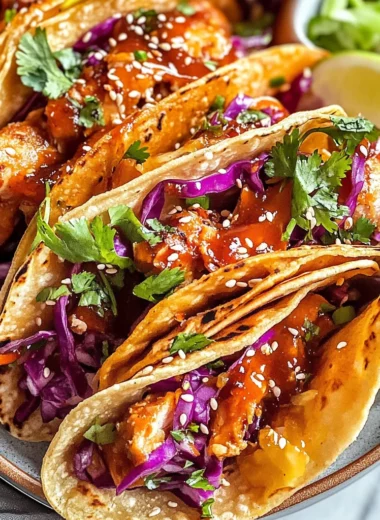 Chicken Wonton Tacos