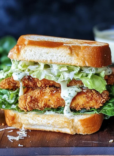 Crispy Chicken Caesar Sandwich: An Incredible Secret Recipe You Need to Try