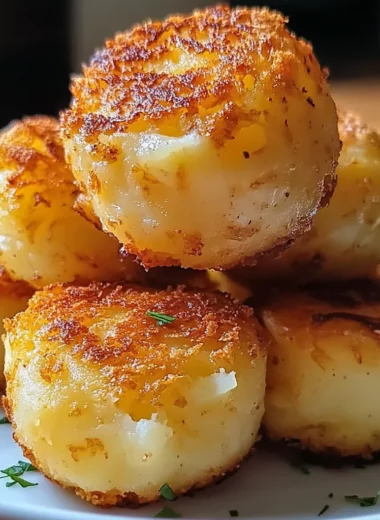 Crispy Mashed Potato Cheese Puffs