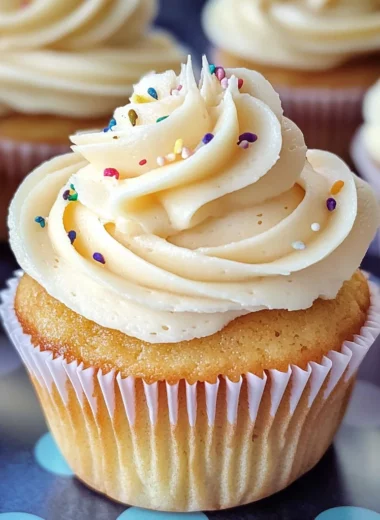 Easy Almond Cupcakes (With Almond Buttercream)