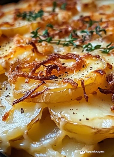 French Onion Potato Bake