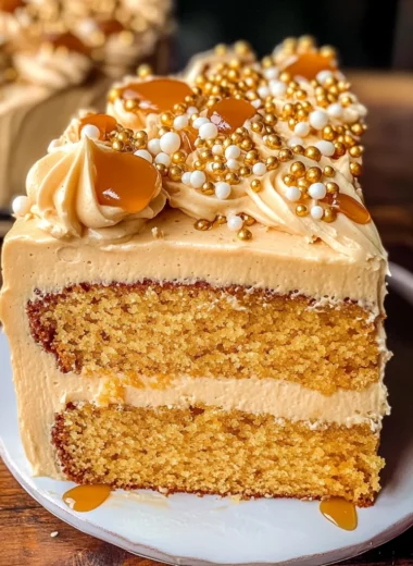 Harry Potter Butterbeer Cake