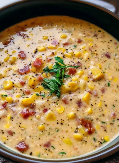 Homemade Corn Chowder Recipe