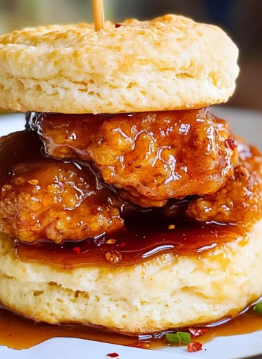 Hot Honey Chicken Biscuits