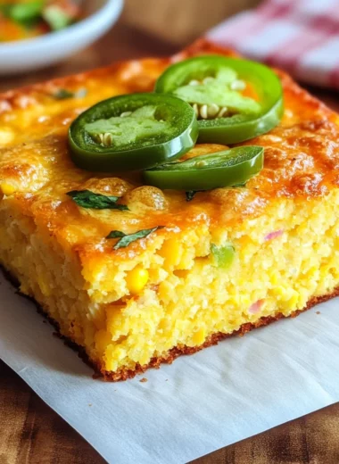 Jalapeño Cheddar Cornbread Recipe - Easy & Spicy Bread