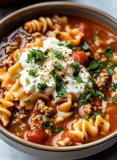 Lasagna Soup