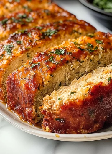 Melt-in-Your-Mouth Garlic Parmesan Chicken Meatloaf Recipe