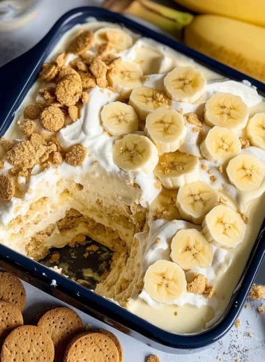 No Bake Banana Pudding