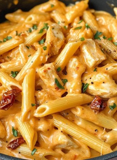 One-Pot Smoky Chipotle Cheesy Chicken Pasta