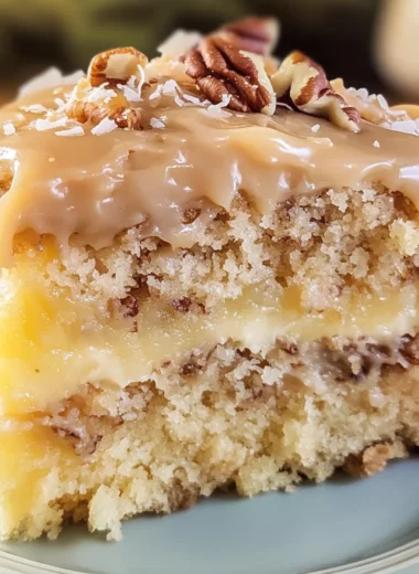Pineapple Coconut God Bless America Cake