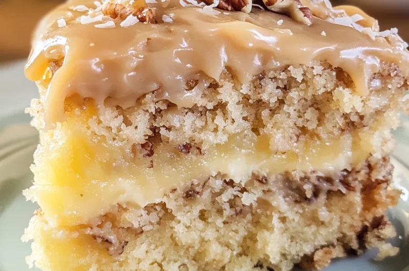 Pineapple Coconut God Bless America Cake
