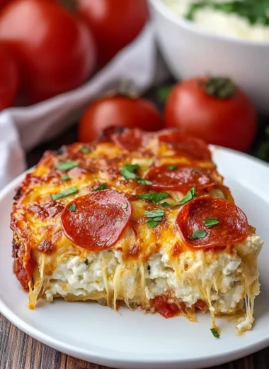 Pizza Style Cottage Cheese Bake – Easy Protein-Packed Dinner