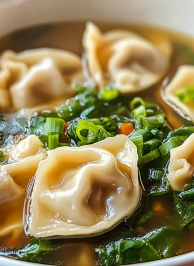 Potsticker Soup: A Comforting Delight