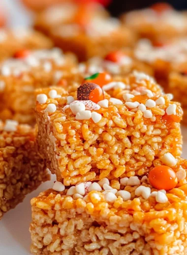 Pumpkin Crispy Treats