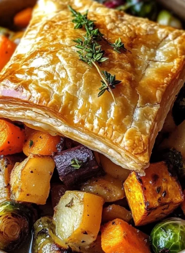 Roasted Autumn Vegetable Pot Pies