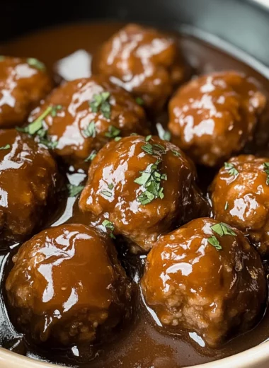 Slow Cooker Salisbury Steak Meatballs (Frozen Meatballs)
