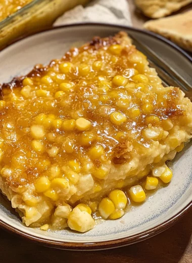 Sweet Harmony Honey-Glazed Corn Casserole